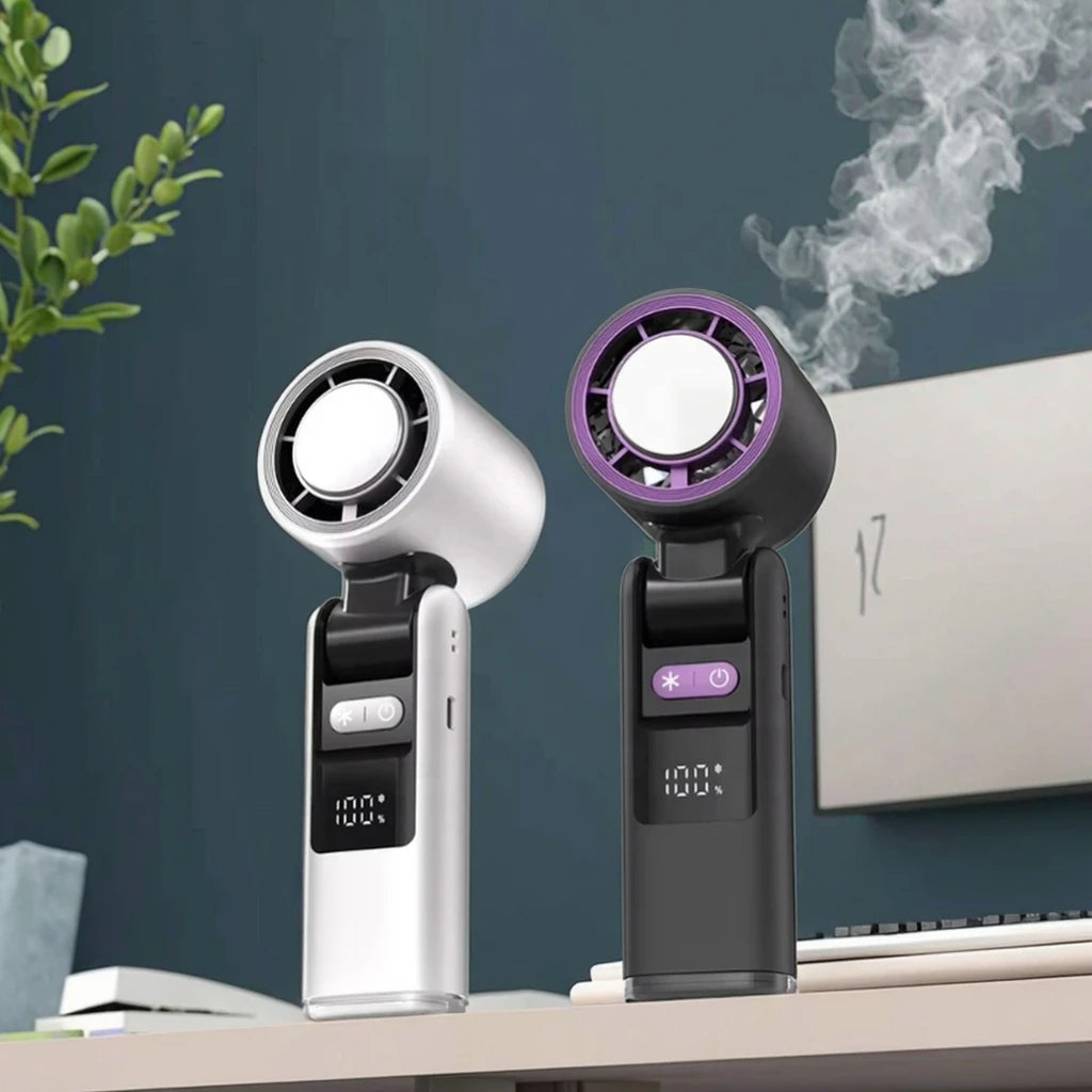Mini ventilateur Turbo haute vitesse portable avec option refroidissement de l'air
