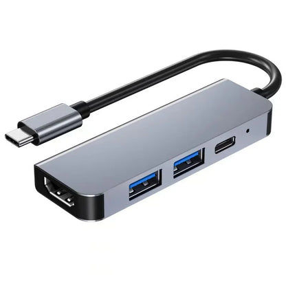 Adaptateur USB-Dock Station-Hub Multifonction Type C Aluminum jusqu'a 12 Ports