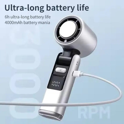 Mini ventilateur Turbo haute vitesse portable avec option refroidissement de l'air