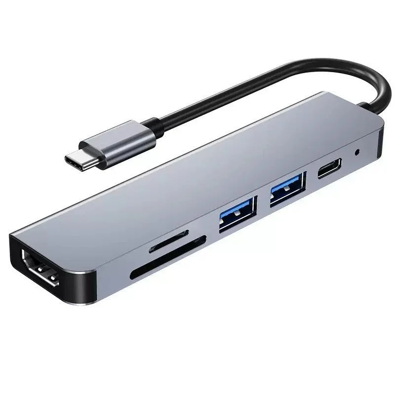 Adaptateur USB-Dock Station-Hub Multifonction Type C Aluminum jusqu'a 12 Ports
