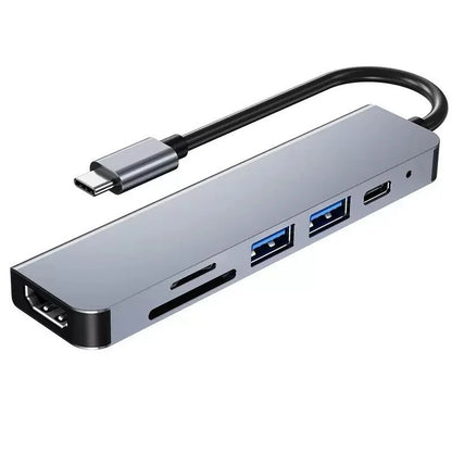 Adaptateur USB-Dock Station-Hub Multifonction Type C Aluminum jusqu'a 12 Ports