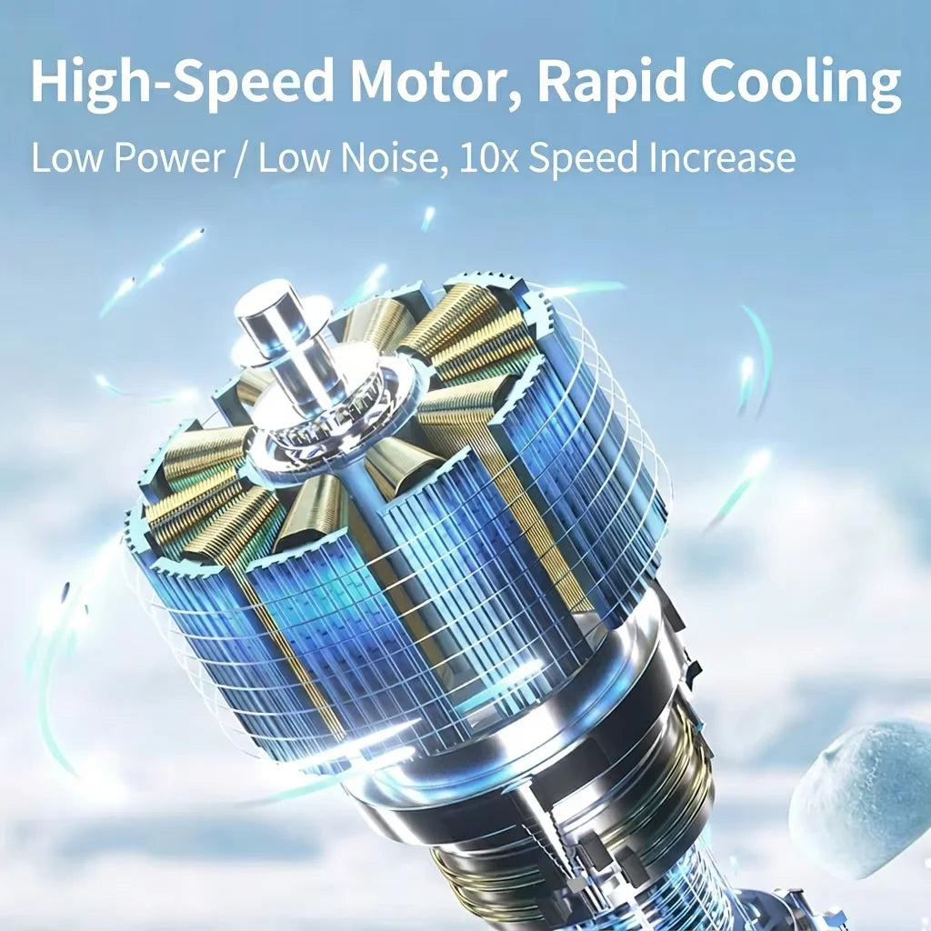 Ventilateur Portable Rechargeable Mini Turbo Fan