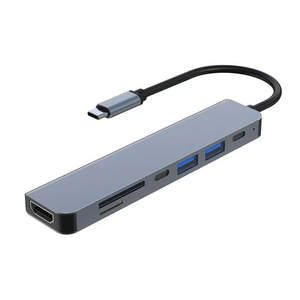 Adaptateur USB-Dock Station-Hub Multifonction Type C Aluminum jusqu'a 12 Ports